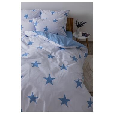 Постільна білизна двоспальна ТЕП Soft dreams Morning Star Blue 2-03858-25318 180х215 см блакитне фото №4