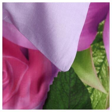 Комплект постільної білизни Полуторний розмір  С0225 Еней-Плюс, колір: фіолетовий, бузковий  фото №2