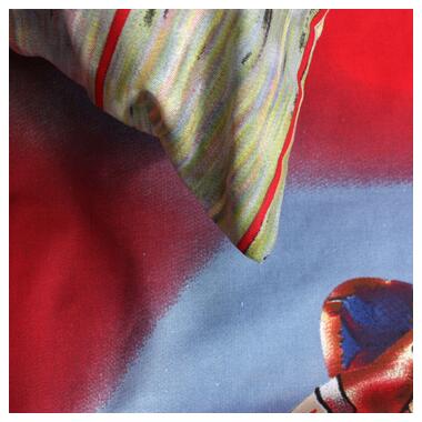 Комплект постільної білизни Полуторний розмір Р0161 Еней-Плюс, колір: червоний фото №2