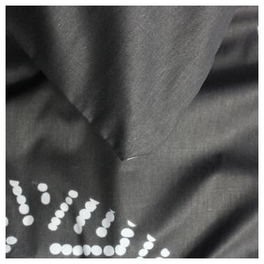 Комплект постільної білизни Полуторний розмір С0234 Еней-Плюс, колір: сірий, чорний фото №2