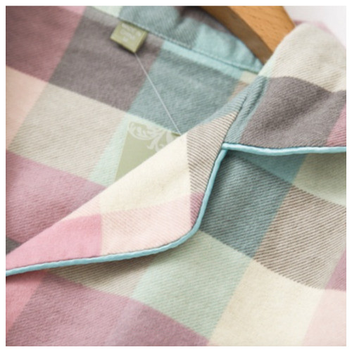 Тепла піжама жіноча Маршмеллоу Bsailen XL рожевий у клітку фото №8