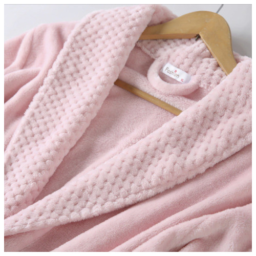 Халат жіночий плюшевий довгий RoseRoom XL рожевий фото №2