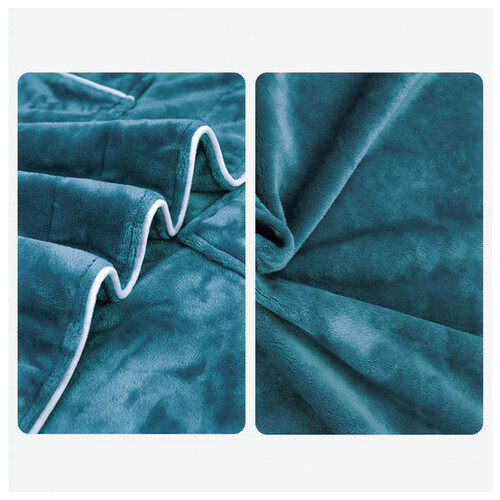 Халат жіночий плюшевий довгий Suimo XL морська хвиля фото №2