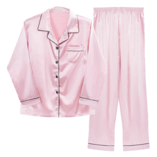 Атласна піжама костюм LifeFLUX Фламінго Julys Song розмір 4XL рожевий (1703-2019) фото №4