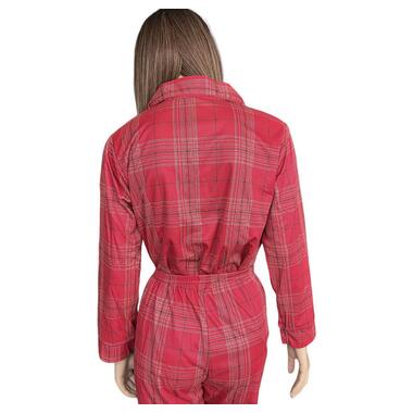 Жіноча піжама в клітинку Джанеймі Bonntee S-M 42 червоний фото №4