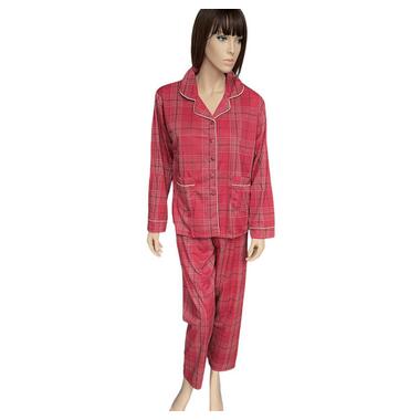 Жіноча піжама в клітинку Джанеймі Bonntee S-M 42 червоний фото №2