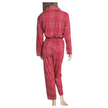 Жіноча піжама в клітинку Джанеймі Bonntee S-M 42 червоний фото №5