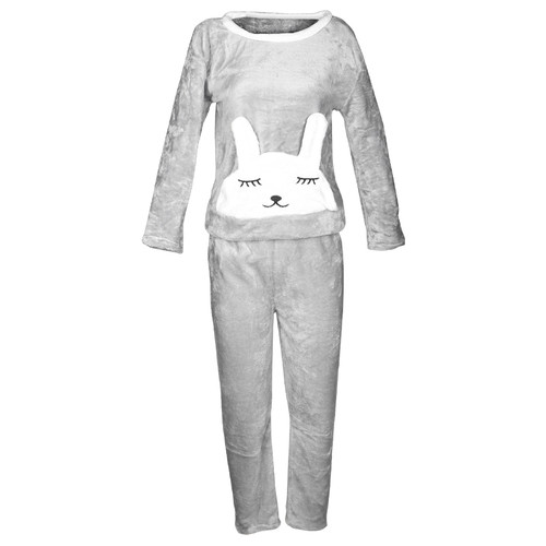 Жіноча піжама Lesko Bunny Gray XL фото №8