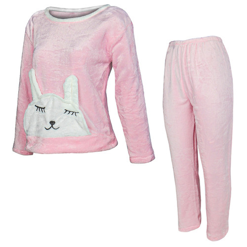 Жіноча піжама Lesko Bunny Pink 2XL фото №1