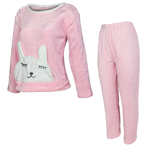 Жіноча піжама Lesko Bunny Pink XL фото №1