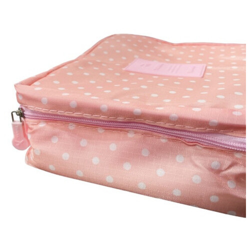 Набір Піжама та Косметичка дорожня жіноча Travel bag рожевий фото №4