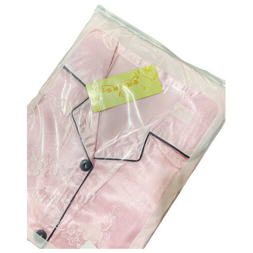 Атласна піжама костюм Фламінго JULYS SONG розмір 2XL рожевий 50 фото №2