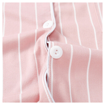 Жіноча піжама Квіти бавовни JULYS SONG розмір XL 48 рожевий фото №10