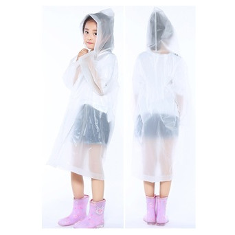 Дитячий плащ-дощовик EVA Raincoat. Універсальний розмір (6-12 років) (P-0359) фото №4