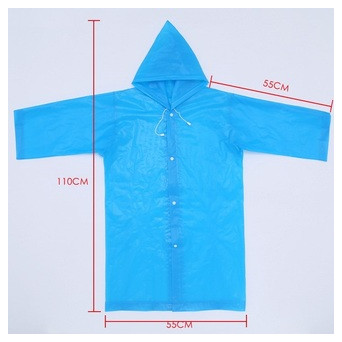 Дитячий плащ-дощовик EVA Raincoat. Універсальний розмір (6-12 років) (P-0359) фото №2