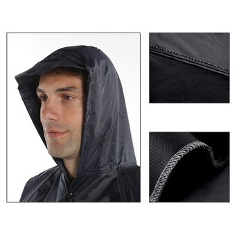 Чоловічий плащ-дощовик Raincoat MB One size. Темно-синій (P-4967) фото №3
