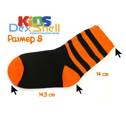 Шкарпетки водонепроникні Dexshell Children DS546S Помаранчевий фото №2
