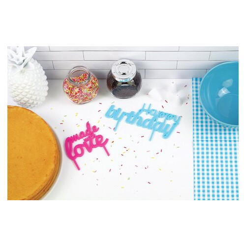 Банер на торт Happy BirthDay фото №5
