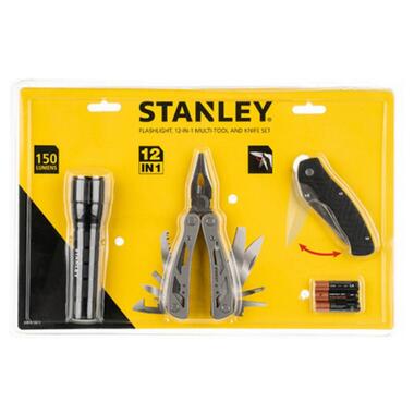 Мультитул Stanley MULTI-TOOL 12 in 1 + складаний ніж + ліхтарик (STHT81502-0) фото №5