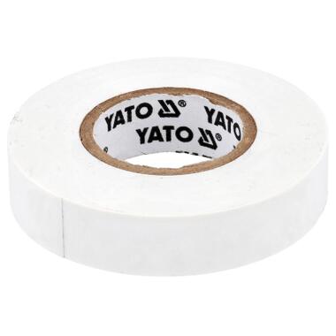 Изоляционная лента Yato 15 мм x 20 м x 0,13 мм, белая (YT-81596) фото №1