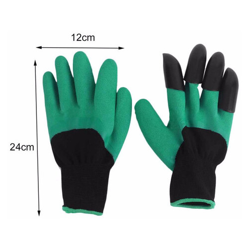 Садові рукавички Supretto Garden Genie Gloves зелений фото №4
