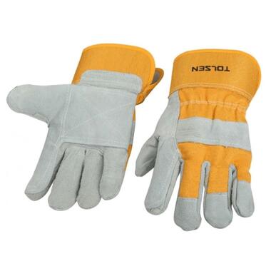 Робочі рукавиці шкіряні XL Tolsen (45024) фото №1