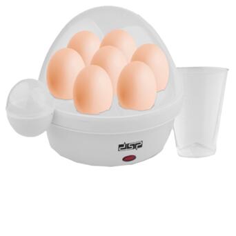 Яйцеварка на 7 яєць мірна склянка для води DSP KA-5001 біла 350W (ka-5001_403) фото №5
