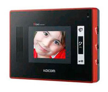 3.5 монітор KOCOM KVC-W354 (red) фото №1