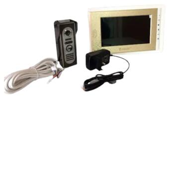 Домофон з дисплеєм, картою пам'яті та функцією відео V70NM сріблястий lp-89889_2314 фото №4