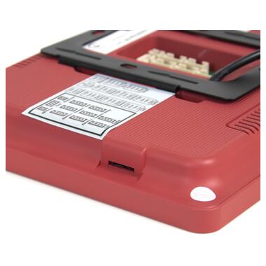 Комплект Wi-Fi відеодомофонa 7 BCOM BD-760FHD/T Red з підтримкою Tuya Smart + BT-400FHD Black фото №4