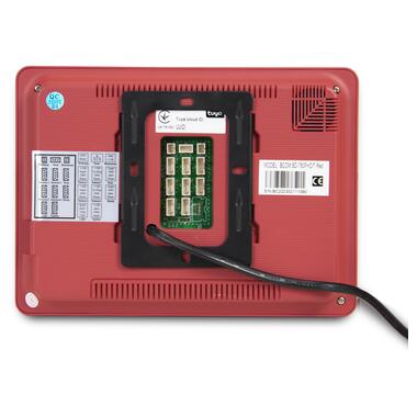 Комплект Wi-Fi відеодомофонa 7 BCOM BD-760FHD/T Red з підтримкою Tuya Smart + BT-400FHD Black фото №3