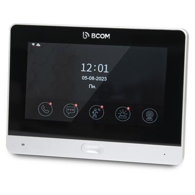 Комплект Wi-Fi відеодомофонa 7 BCOM BD-760FHD/T Silver з підтримкою Tuya Smart + BT-400FHD Silver фото №5