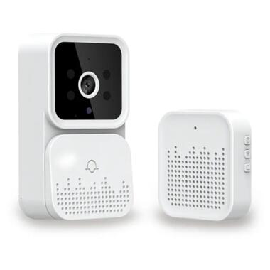 Бездротовий дверний відеодзвінок WiFi Smart Doorbell M6 (Білий) фото №2