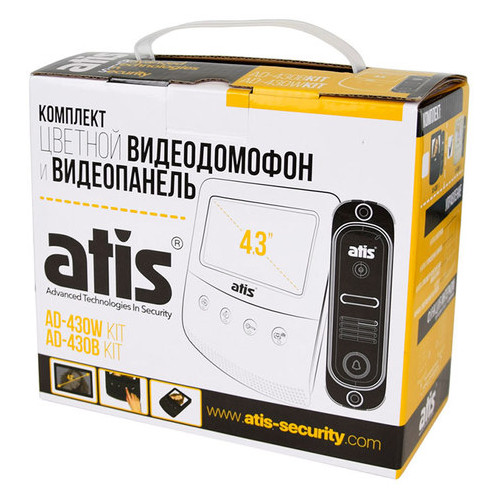 Відеодомофон Atis AD-430W Kit box фото №5