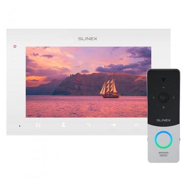 Комплект відеодомофону Slinex ML-20HD(Black)+SQ-07MTHD(White) фото №1