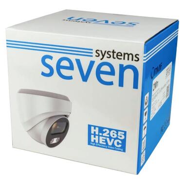 Камера видеонаблюдения SEVEN Systems IP1012PA (2.8) white фото №6