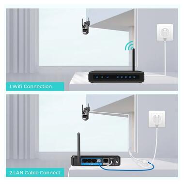 Уличная камера XPRO 8MP 4K IP Camera Outdoor WiFi PTZ (43912-_1343) фото №6