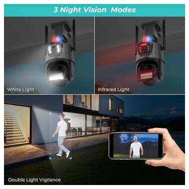 Уличная камера XPRO 8MP 4K IP Camera Outdoor WiFi PTZ (43912-_1343) фото №12
