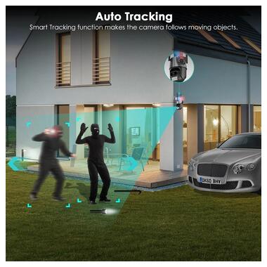 Уличная камера XPRO 8MP 4K IP Camera Outdoor WiFi PTZ (43912-_1343) фото №10