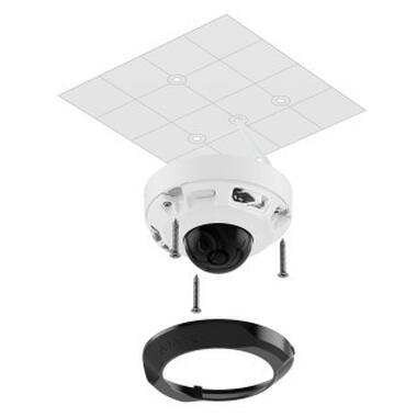 Камера відеоспостереження Ajax DomeCam Mini (5/4.0) black фото №7