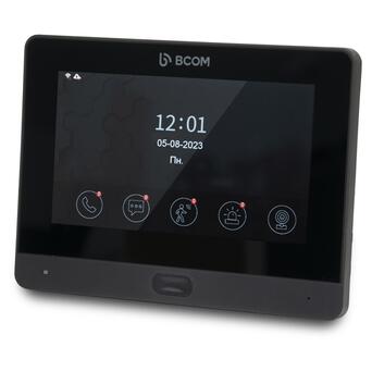Wi-Fi відеодомофон 7 BCOM BD-760FHD/T Black з підтримкою Tuya Smart фото №1