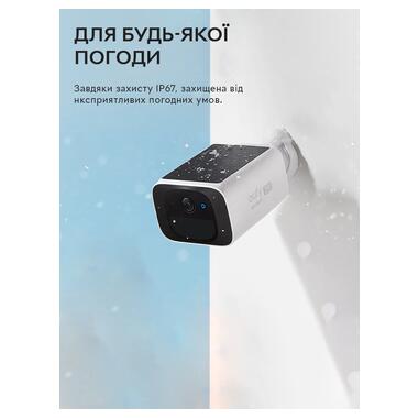 Вулична IP-камера Eufy Security S220 SoloCam Solar Powered Wire-Free 2K Resolution Security Camera фото №2