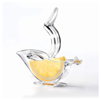 Соковитискач ручний Birdie Juicer bird lemon squeezer прес для часточок 12*35*51 см прозора фото №1