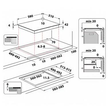 Варочная поверхность Indesit RI 161 C (RI161C) фото №9