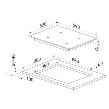 Варочная поверхность Hansa BHGW630502 фото №5