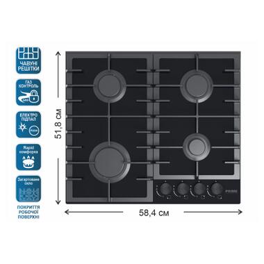 Варочная поверхность PRIME Technics PGH 50036 FGBC фото №2