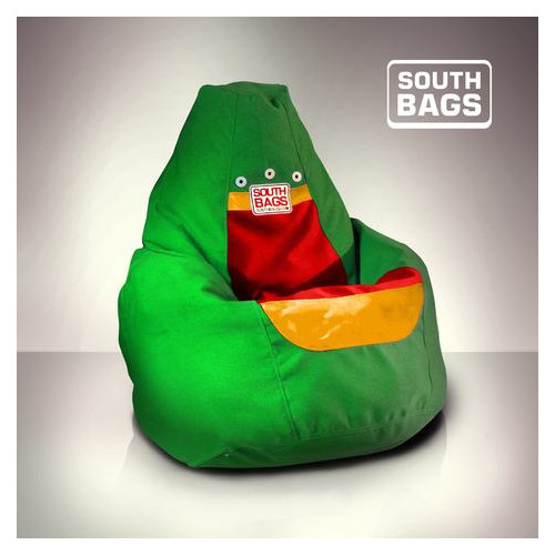 Кресло South Bags Груша Трхцветная Зеленая фото №1