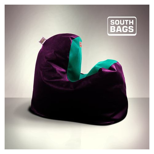 Кресло South Bags Минимал L Фиолетово-Бирюзовое фото №1