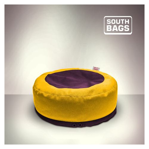 Пуф South Bags Таблетка для людей и животных Оранжево-Фиолетовая фото №1