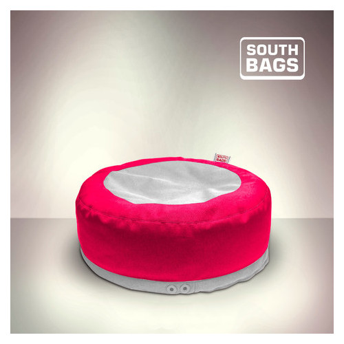 Пуф South Bags Таблетка для людей и животных Розово-Белая фото №1